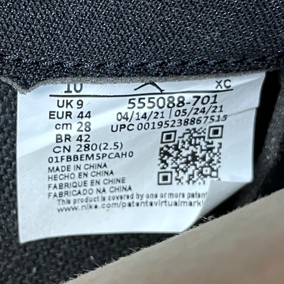 Nike Air Jordan 1 High OG Retro Pollen 555088-701 Yellow Lakers - Picture 8 of 10